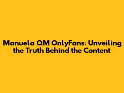 manuela onlyfans qm