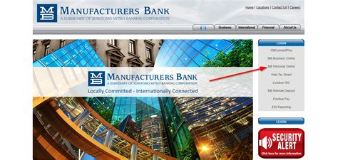manufacturers bank online banking