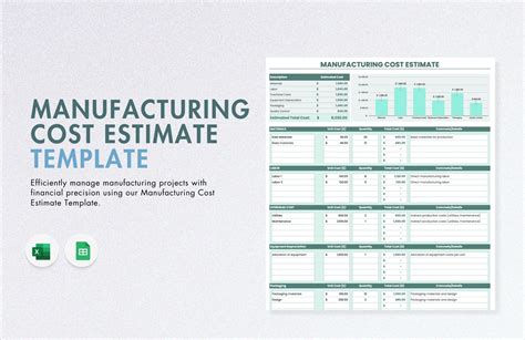 Manufacturing Cost Estimation Excel