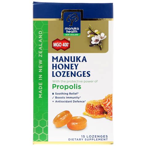 manuka honey lozenges with propolis