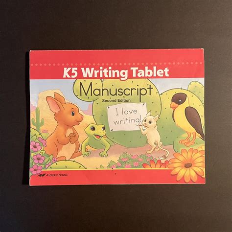 Manuscript Writing Tablet