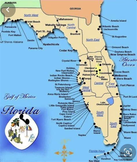 Map Destin Florida Usa