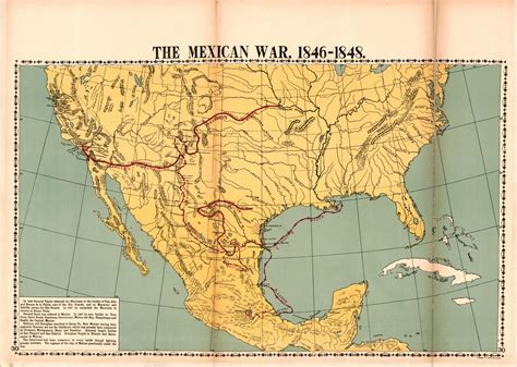 Territory Mexican American War Map