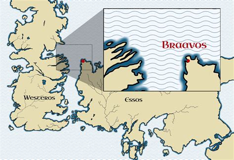 Map Of Braavos Westeros