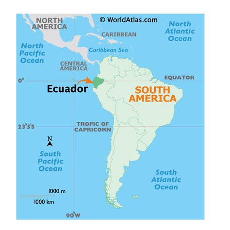 Map Of Central America Showing The Equator