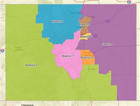 Map Of Colorado District 8