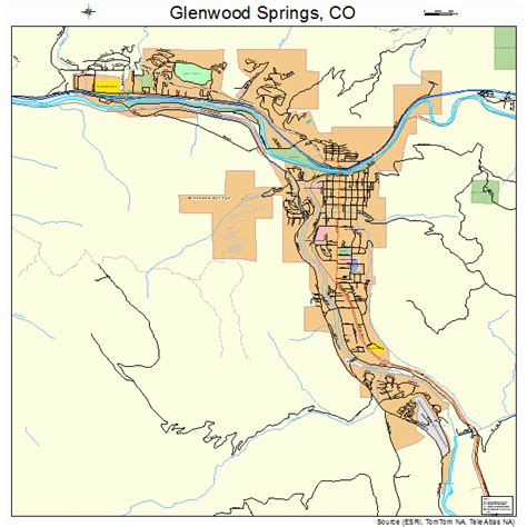 Map Of Colorado Glenwood Springs