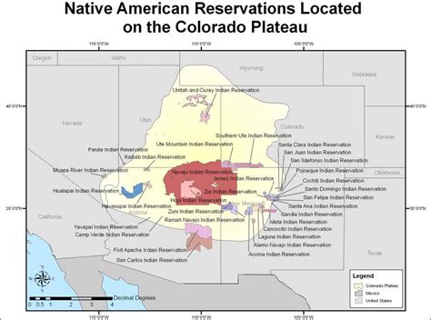 Map Of Colorado Indian Reservations
