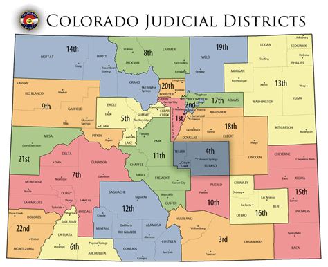 Map Of Colorado Judicial Districts