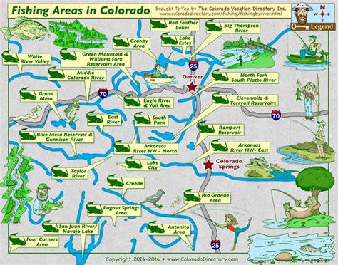 Map Of Colorado Lakes And Reservoirs