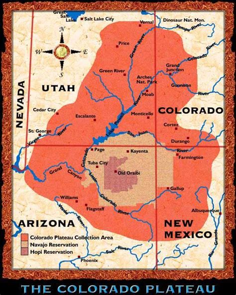 Map Of Colorado Plateau