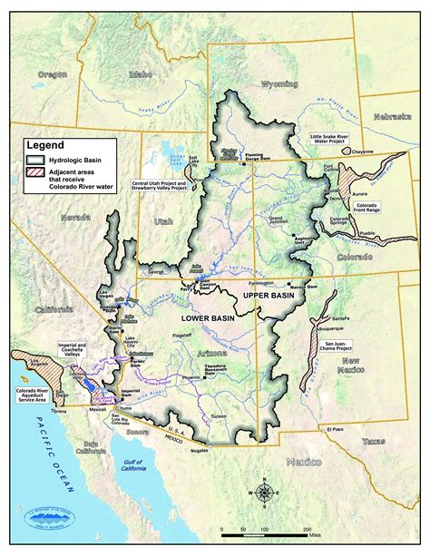 Map Of Colorado River System