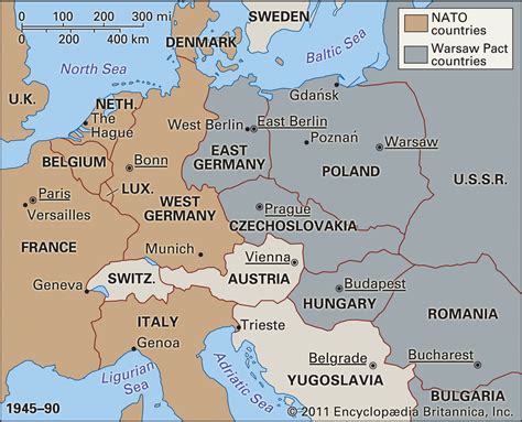 Map Of Eastern Europe After Ww2