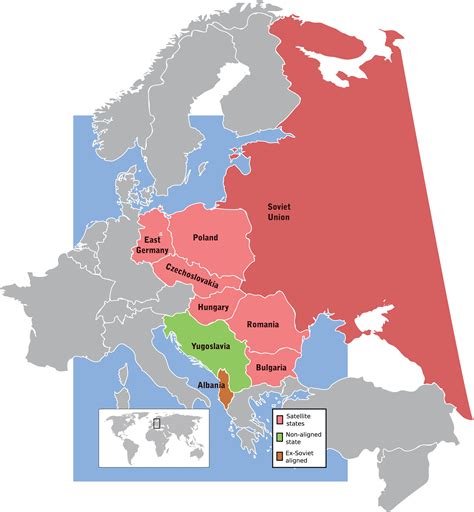 Cold War European economic alliances Cold war, Cold war lessons, Map