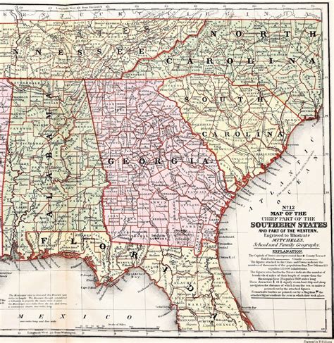 Map Of Georgia Tennessee And North Carolina