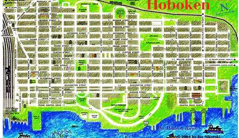 Map Of Hoboken Nj Streets