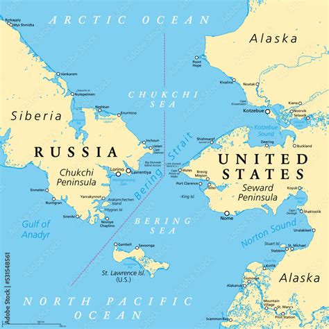 Map Of Japan Russia Peninsular And Alaska