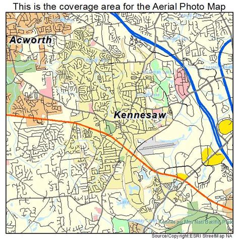 Map Of Kennesaw Georgia