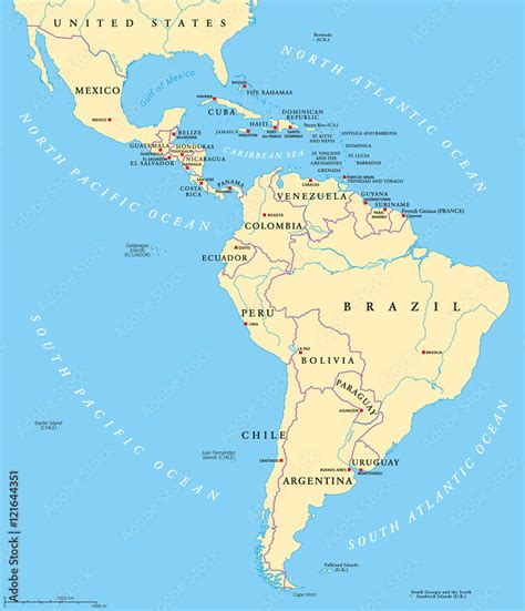 Map Of Latin America Rivers