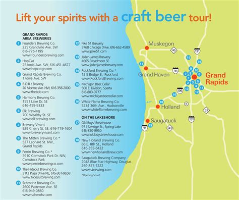 Map Of Michigan Breweries