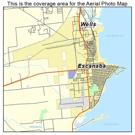 Map Of Michigan Escanaba