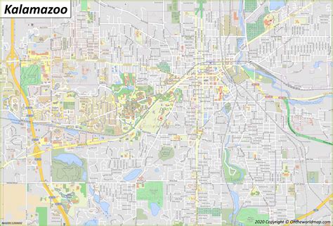 Map Of Michigan Kalamazoo