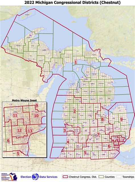Map Of Michigan Representative Districts