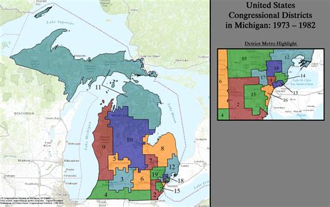 Map Of Michigan Us Congressional Districts