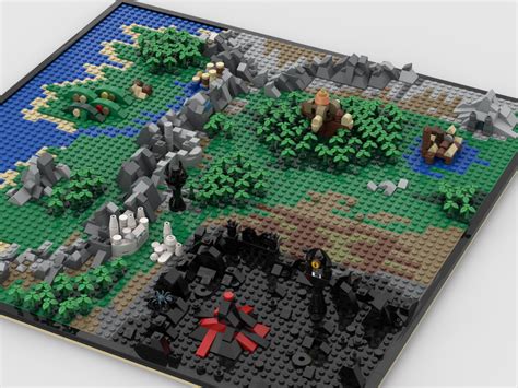 LEGO Ideas A Map of MiddleEarth bereikt 10K supporters Bouwsteentjes