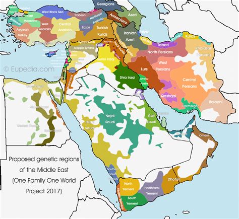 Map Of Middle East Ethnic Groups