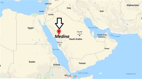 Map Of Middle East Medina