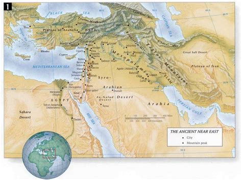 Map Of Middle East Old Testament Times