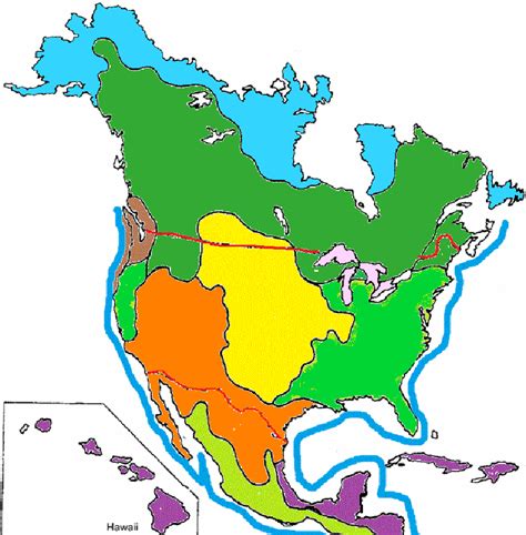 Map Of North America Biomes