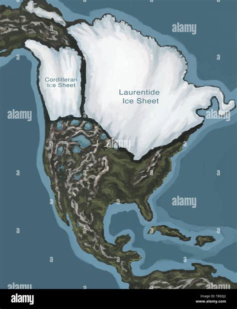 Map Of North America During Ice Age