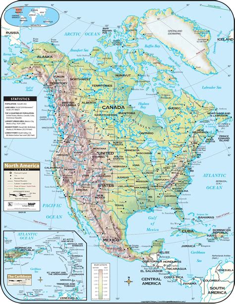 Map Of North America Pdf