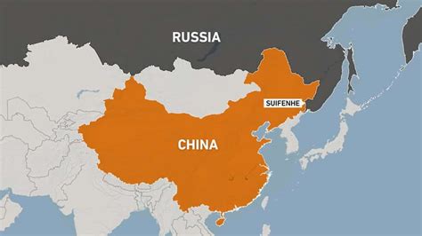 Map Of Russia China Border