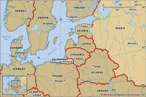 Map Of Russia Kaliningrad