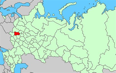 Map Of Russia Kaluga