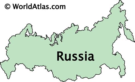 Map Of Russia Printable