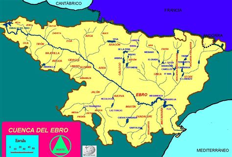 Map Of Spain Ebro River