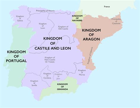 Map Of Spain 1492 Spain Map