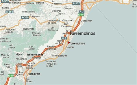 Map Of Spain Torremolinos