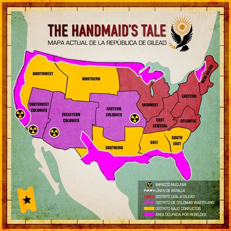 Map Of Usa Handmaid&#039;s Tale
