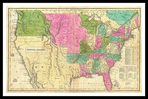 Map Of Usa In 1800