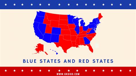 Map Of Usa Red And Blue States 2022