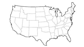 Map Of Usa Without Alaska And Hawaii