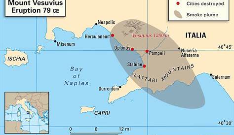 On August 24, 79 C.E., Mount Vesuvius erupted, killed