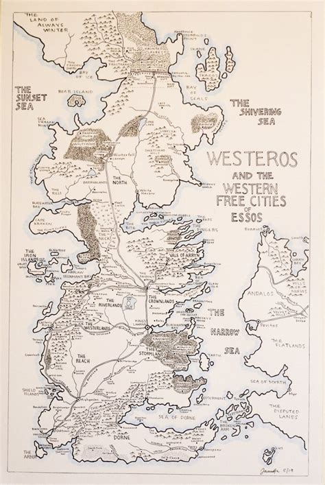 Map Of Westeros Free Cities