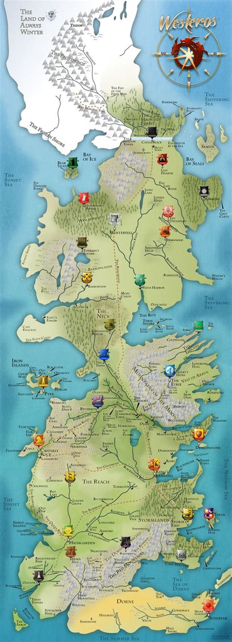 Map Of Westeros Minecraft