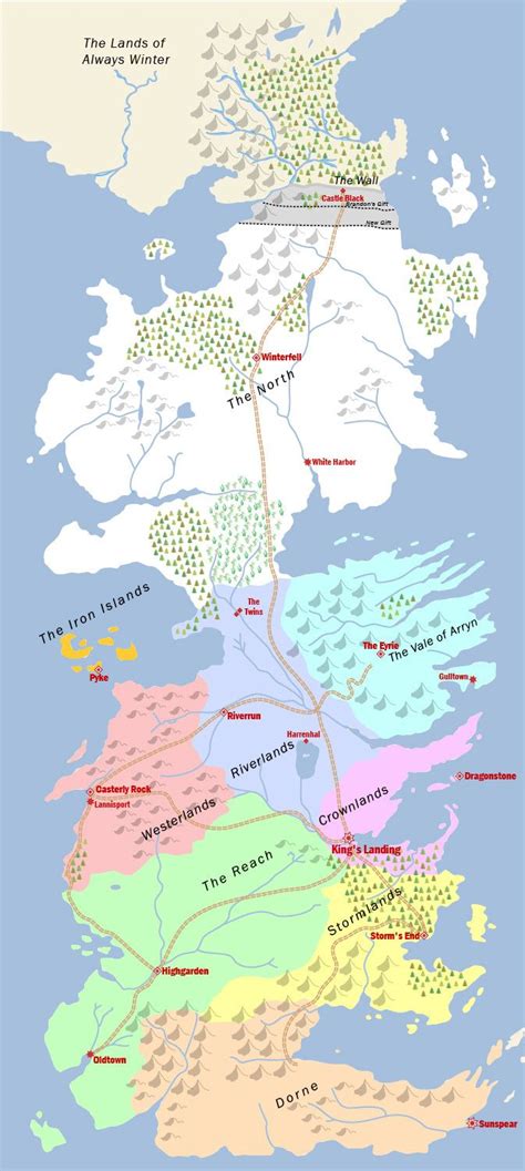 Map Of Westeros Old Town